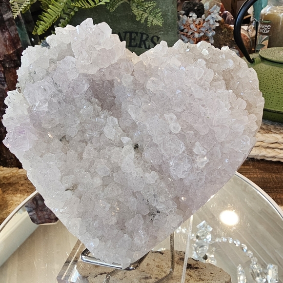 Large Natural Clear Quartz w/light Pink Hue - Picture 6 of 16